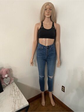 Madewell Jeans Denim Blue Four Buttons On the Front , Size 26